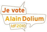Site de campagne du Mouvement démocrate pour les régionales en Ile de Fance